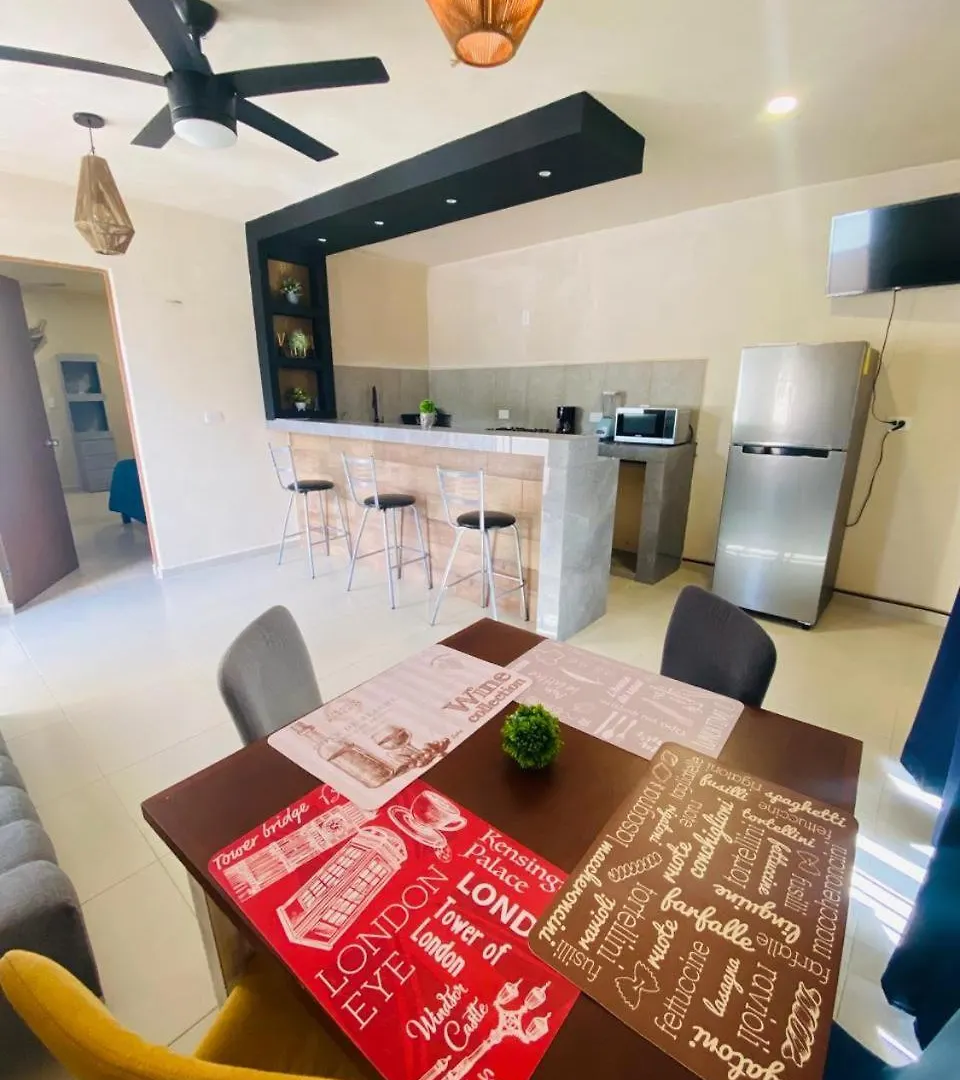 شقة Apartamento Av10 Playa بلايا ديل كارمن
