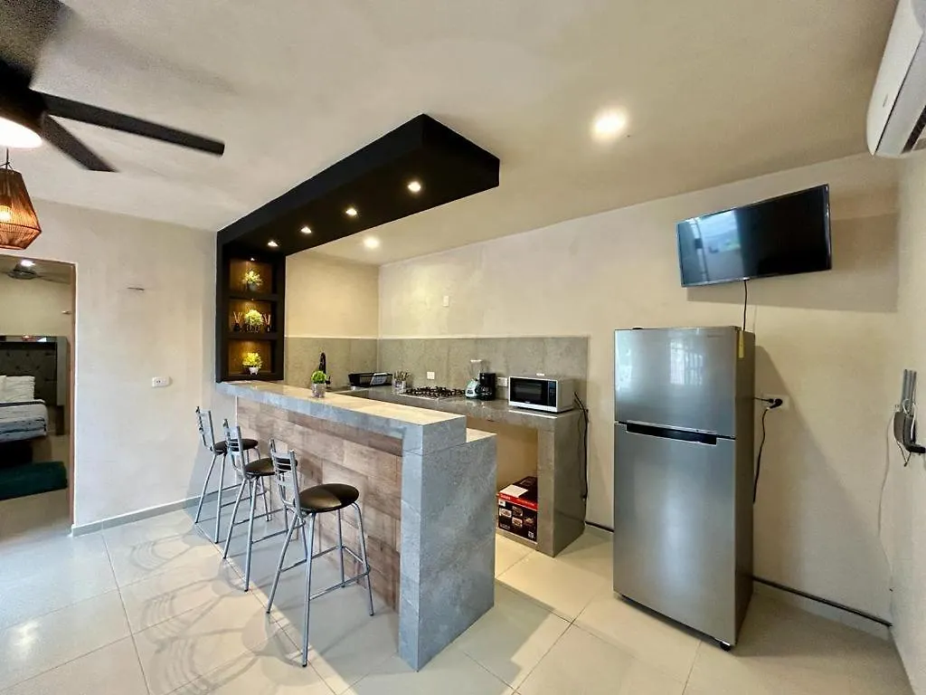 شقة Apartamento Av10 Playa بلايا ديل كارمن